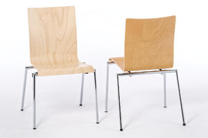 Unsere Holz Schalenstühle Alaska